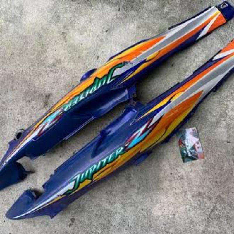 Cover body jupiter z lama  body jupiter z lama old Biru set dengan striping