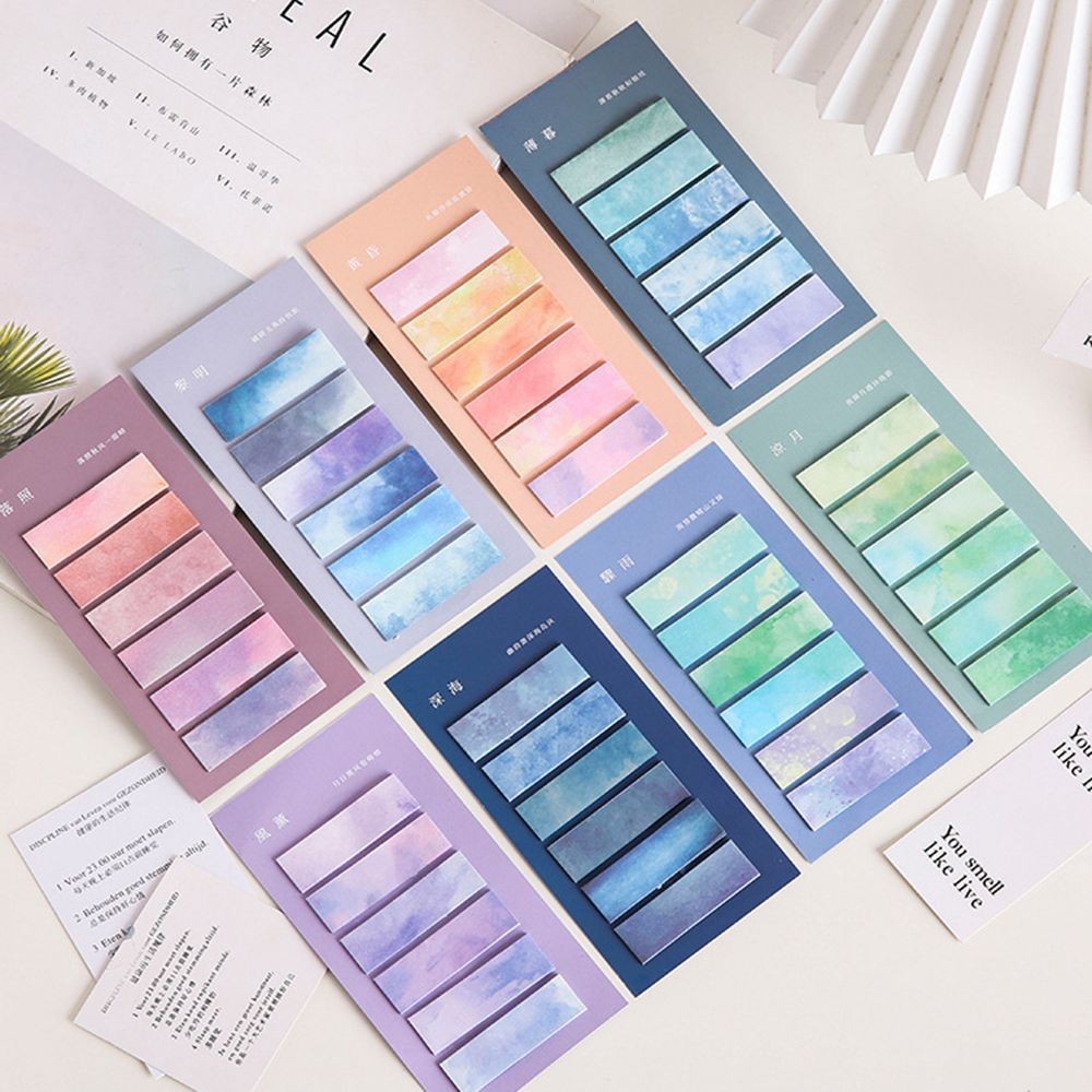 

120 Sheets Notepad School Supplies Stationery ​Cute ​Paper Sticker Posted It Sticky ​Notes Index Memo Pad Bookmark