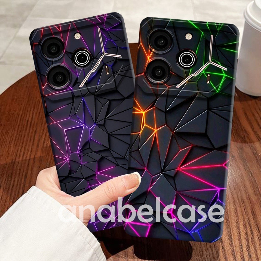 Softcase Tecno pova 6 / pova 6 pro / pova 5 / pova 5 pro  Motif  Drak warpaper  -  Case abstrak -  C