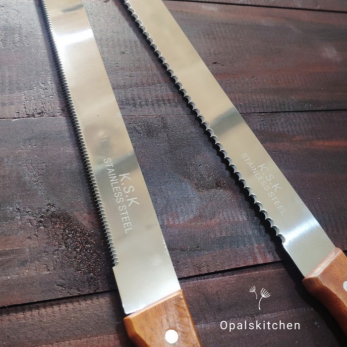 12 Inch Pisau Roti Cake Stainless Steel Panjang Wedding Knife