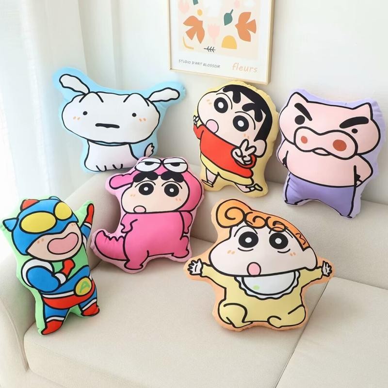 

35Cm Anime Cartoon 2024 New Style Crayon Shin-Chans Doll Sofa Cushion Decorate Ornaments Pillow Birthday Present
