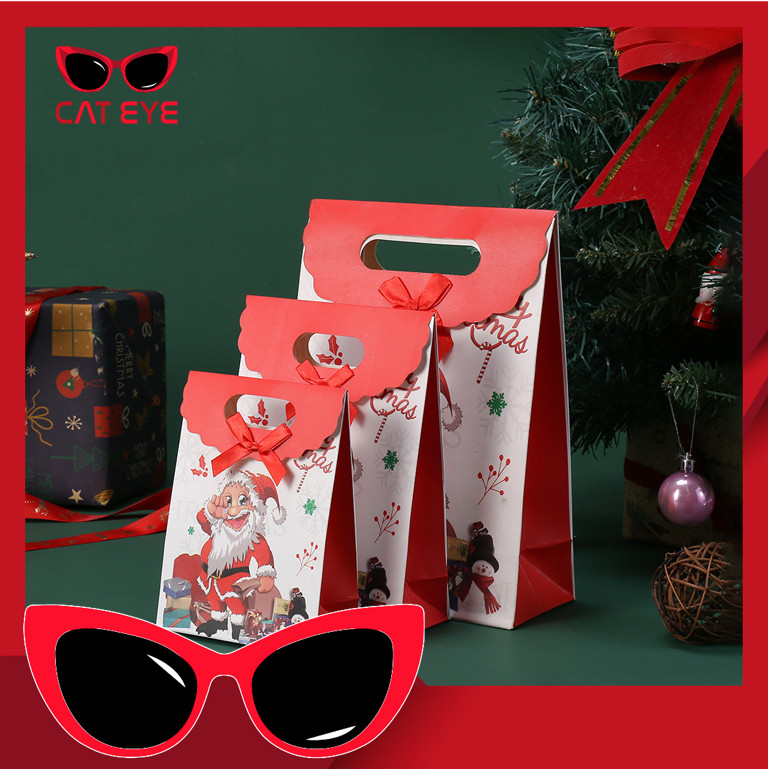 

PROMO - 6470 Paper Bag Motif Natal / Paper Bag Santa Small Medium Size / Hampers Unik Kado Natal / Souvenir Motif Christmas Santa