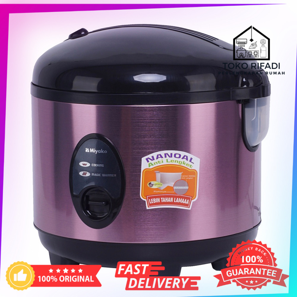 ( BISA COD ) MAGIC COM MIYAKO 1.8 LITER MCM508SBC / MCM-508SBC / MCM 508 SBC / RICE COOKER 2 IN 1 - 