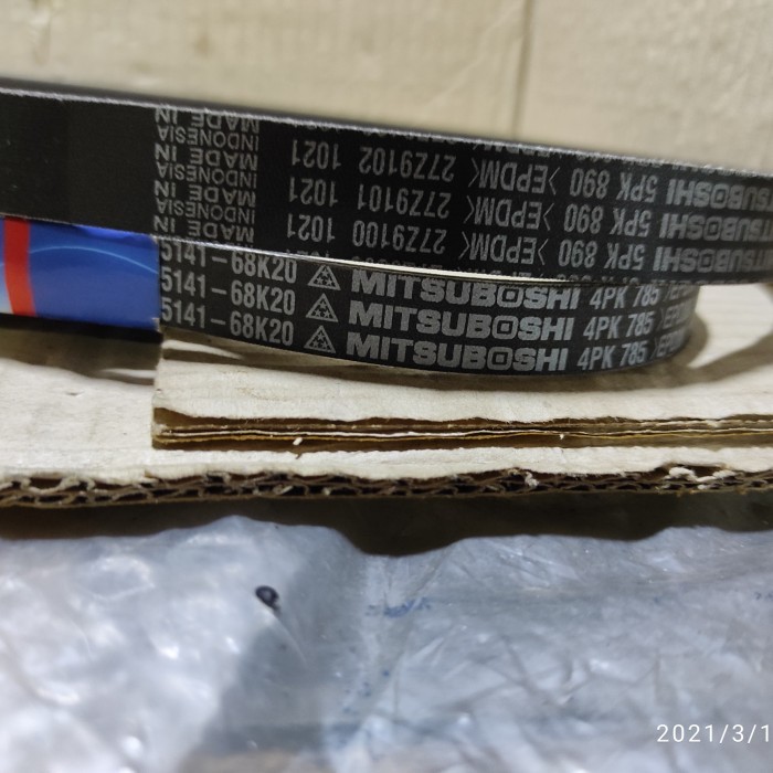 Fan belt set Karimun Wagon R PART BARU