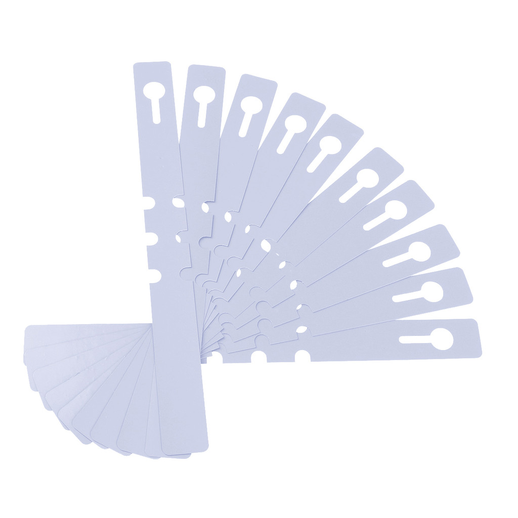 

100pcs Garden Hanging Tags Tree Tags Hanging Labels Adjustable Nursery Garden Labels Marker Tags ( White )