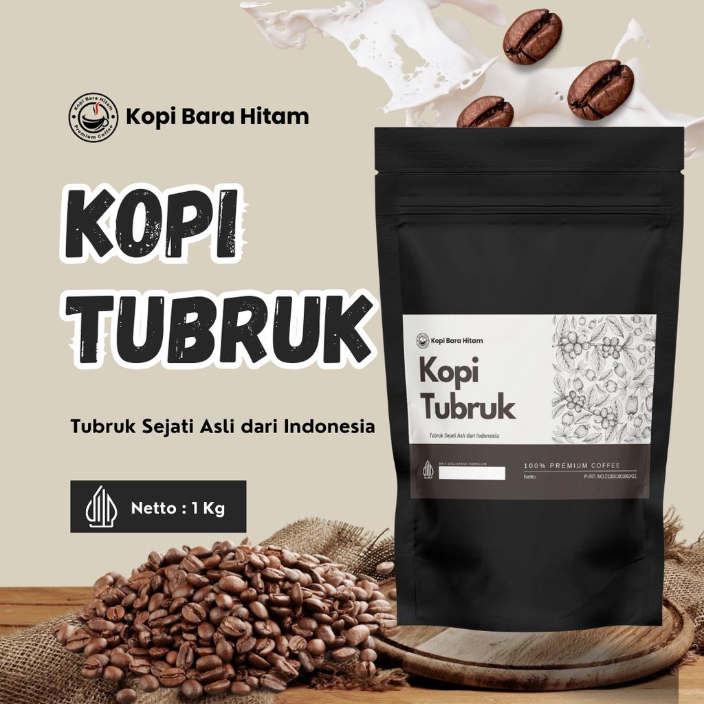 

Kopi Bubuk Tubruk Bara Hitam 1 Kg - Kopi bubuk Tubruk - Kopi Tubruk -Kulitas Premium Isi 1Kg Grade Premium