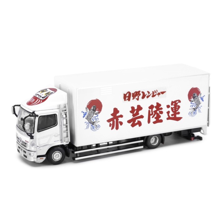 TOY27 Tiny City 156 Die-cast Model Car - HINO 500 Box Lorry 10-tonne Red