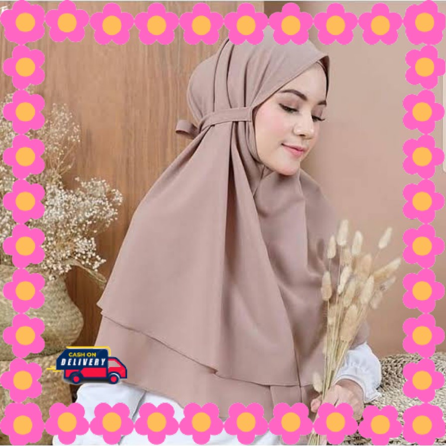 HIJAB WANITA MUDA CASUAL Pashmina Girly Syar i JUMBO / HIJAB BERGO MARYAM 2 LAYER / PROMO BULAN INI 