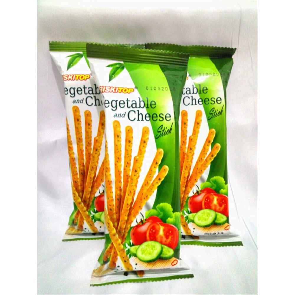 

BISKITOP VEGETABLE AND CHEESE STICK 50 GRAM