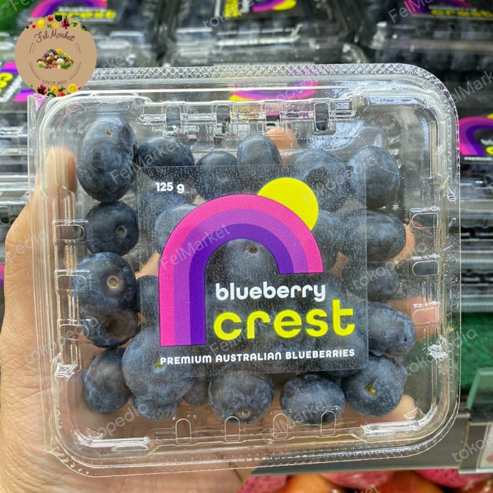 

Buah Blueberry Australia Crest Jumbo Premium | Blueberries Jumbo| Pack