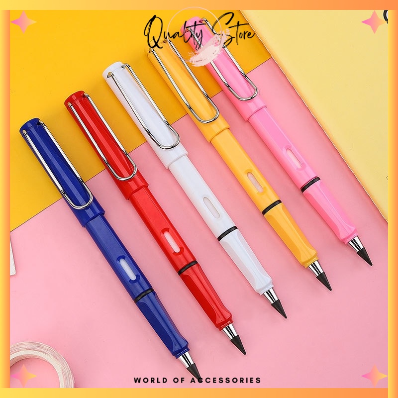 

QS - PENSIL ABADI ETERNAL + PENGHAPUS / PENSIL TANPA BATAS / PENSIL ETERNAL PLUS ERASER / PENSIL TIDAK BISA HABIS