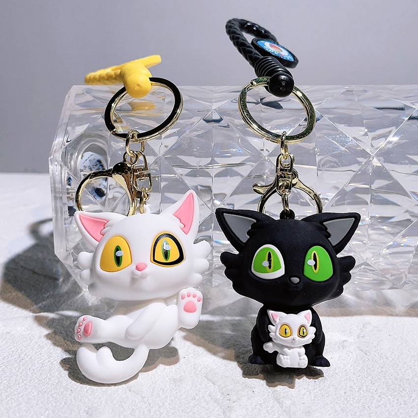 Anime Suzume No Tojimari Gantungan Kunci / Daijin Kucing Munakata Liontin Keychain / Keychain Tokoh