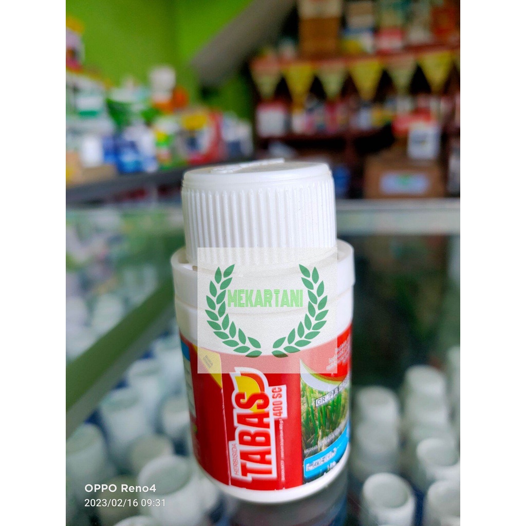 Tabas 50ml / Herbisida tabas 400sc 50ml pengendali gulma padi / obat rumput padi