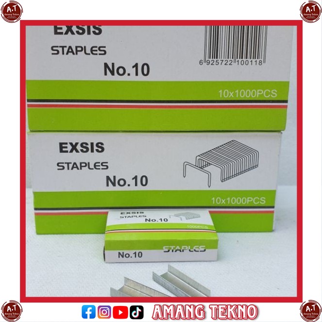 

ISI STAPLES / ISI JEPRETAN / STAPLES EXSIS NO 10 termurah
