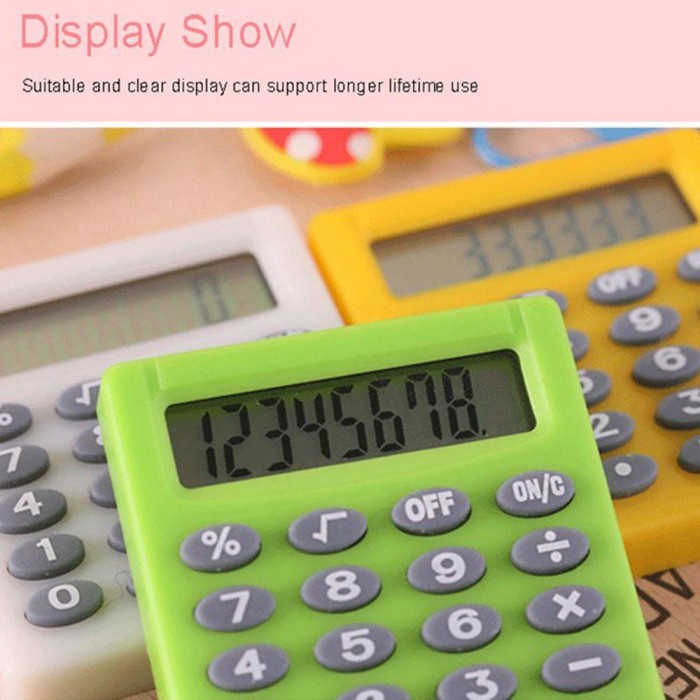 

SALE -Kalkulator Elektronik Bentuk Kotak Kecil Untuk Kantor