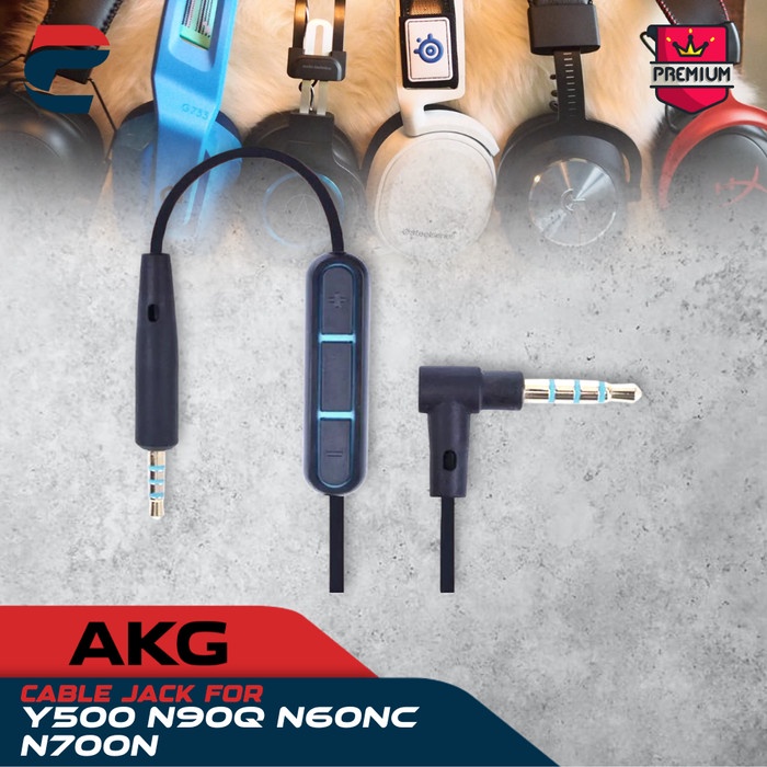 Cable Jack Aux Microphone Audio Headphone Akg Y500 N90Q N60NC N700N