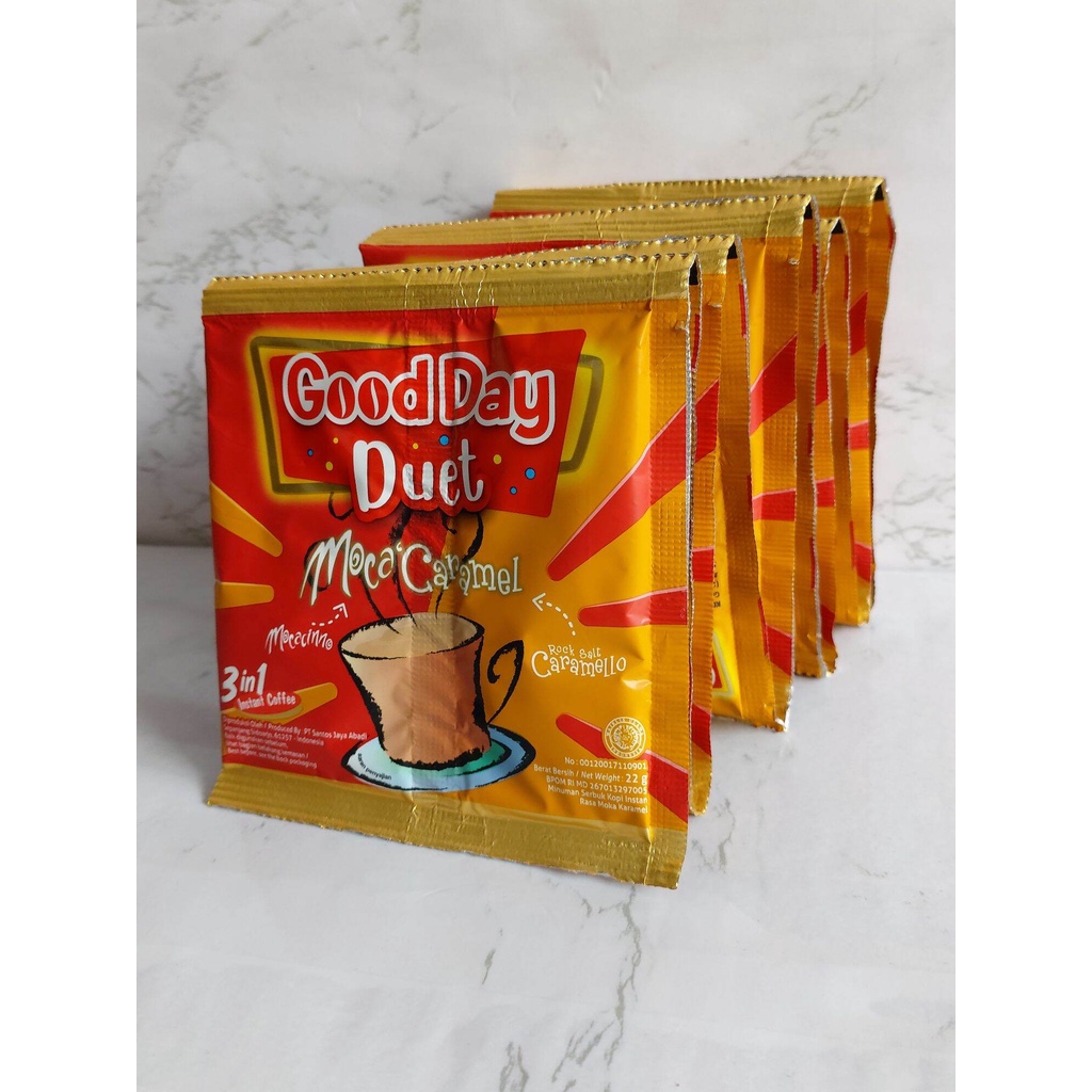 

Promo Good Day Duet Moca Caramel Good Day Choco Nut Isi 5sachet Live