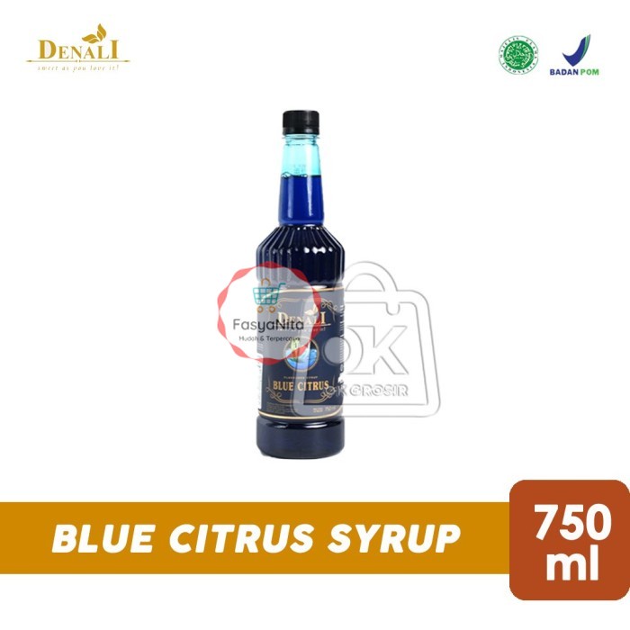 

Syrup Blue Citrus Denali / Sirup Hazelnut (Botol Plastik 750ml) - FasyAnita Mart Denpasar