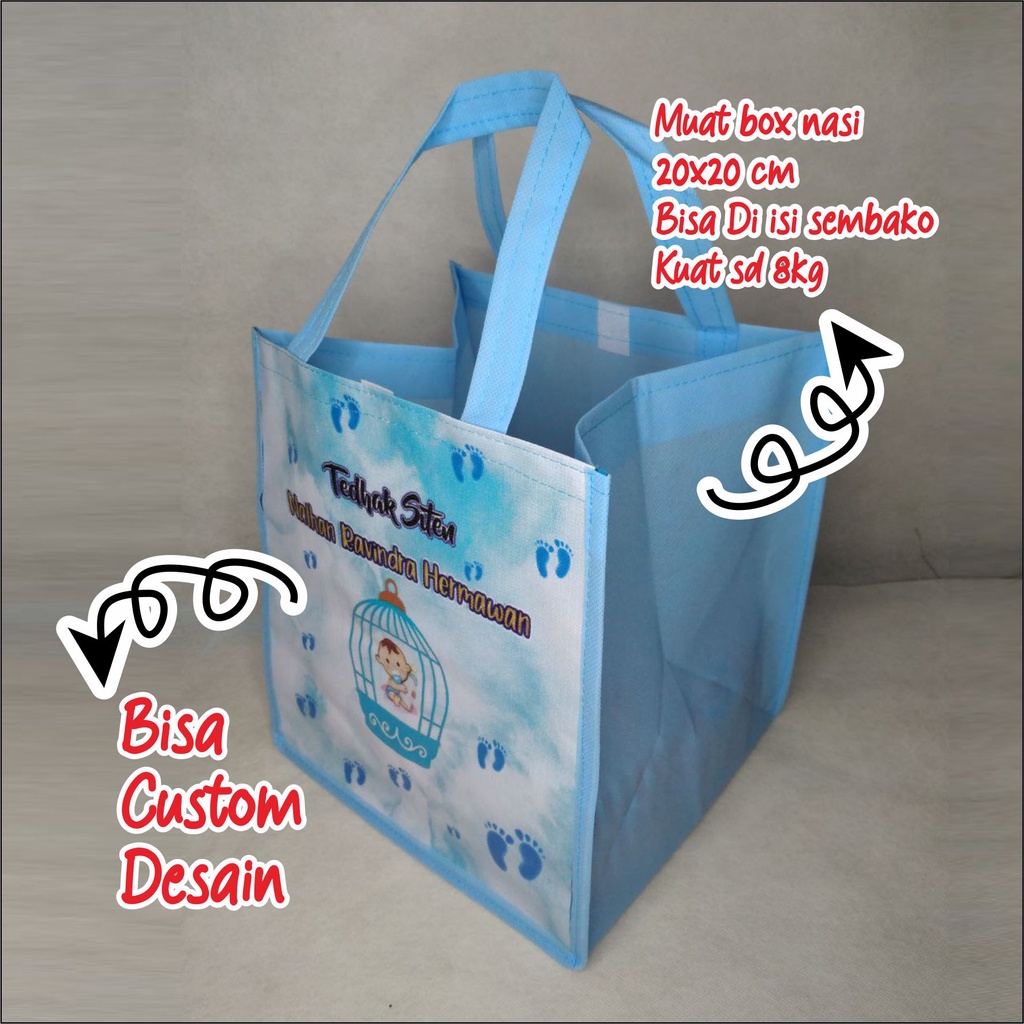 

TAS HAJATAN GOODIE BAG WALIMAH SYUKURAN AQIQAH BOX NASI CUSTOM NAMA