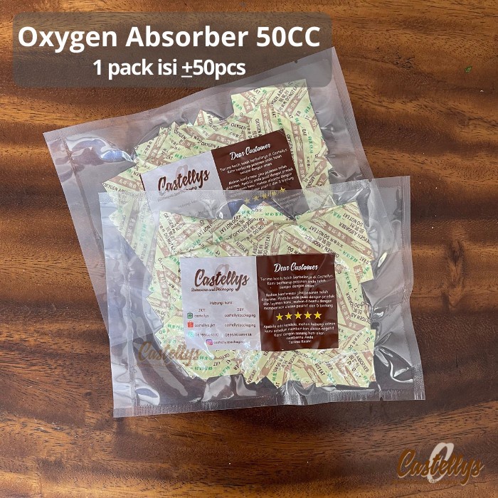 

wasitastore_Murah Oxygen Absorber 50cc Silica Gel Penyerap Oksigen Pengawet Makanan Kue