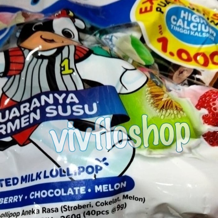 

✨PROMO✨ -Permen Milkita Lolipop Kemasan 350 gram (50 pcs x 7 gr)