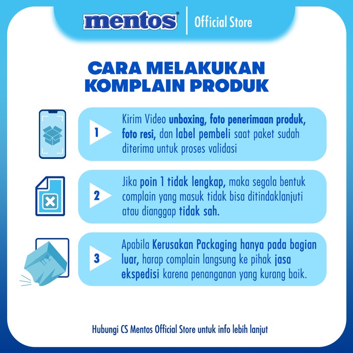 

✨PROMO✨ -Mentos Chewy Dragees Mint 364.5g - Permen Mint (3 Packs)