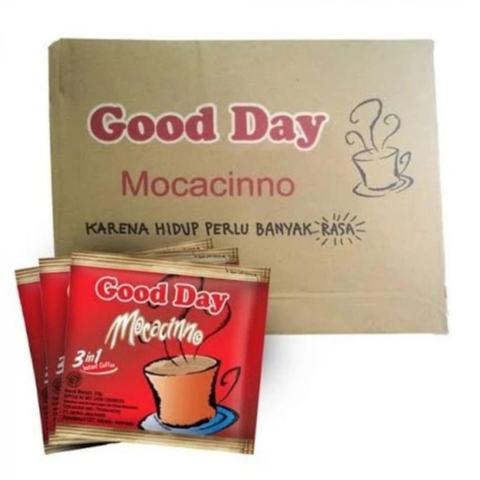 

Good Day Moccacino Kopi Instan 1 Dus 5 Bag ( 5 X 50 Sachet )