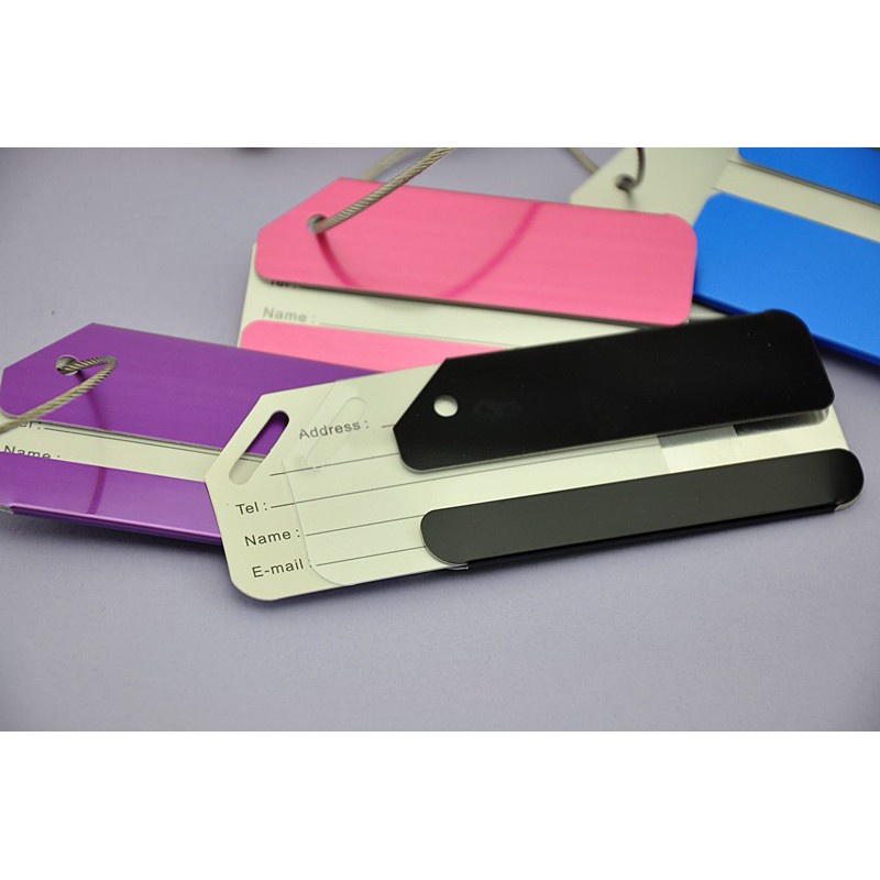 

Name Tag ID Tas Koper Aluminum Metal Travel Luggage Bags Tag