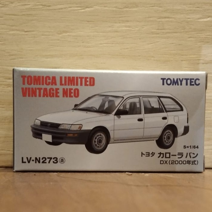 TOMICA LIMITED VINTAGE LV-N273A TOYOTA COROLLA VAN DX WHITE 2000 LP27