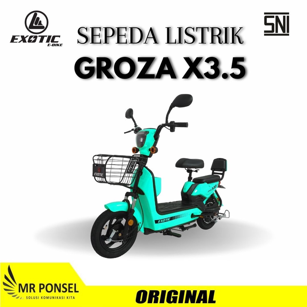 Sepeda Motor Listrik Groza X3.5 Groza X 3 5 GROZA X 3.5 PACIFIC EXOTIC