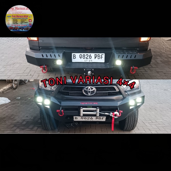 Paket Bemper Bumper Depan Belakang Hilux Rocco