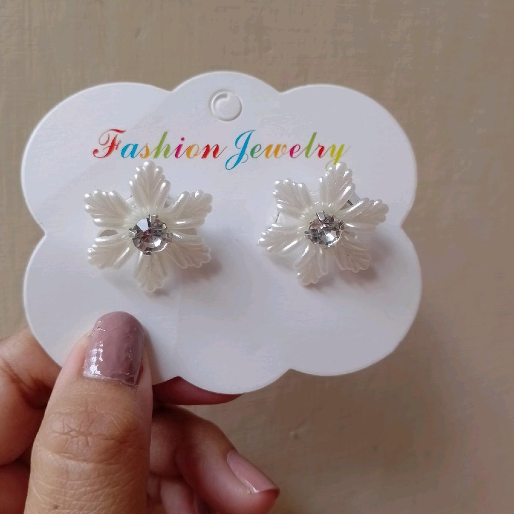 Anting hijab | anting klip hijab | anting Perempuan Aksesoris Wanita