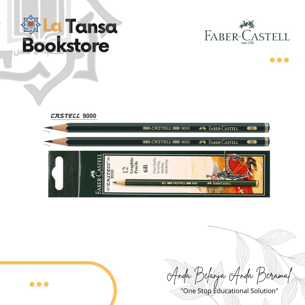 

PENSIL FABER CASTELL 9000 FOR COMPUTER