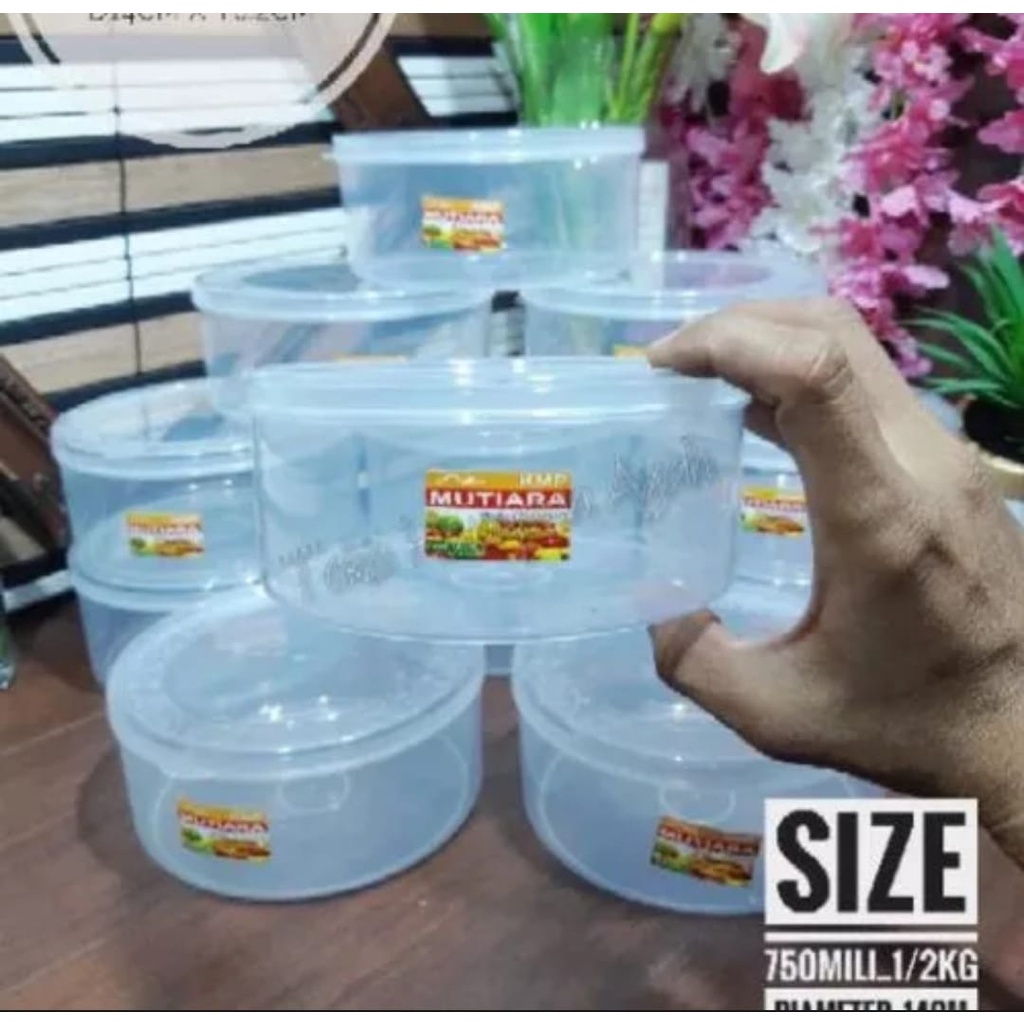 Toples Nastar 500 Gram 12 pcs Toples Bening  Toples Plastik Toples Nastar Plastik Toples Kue Kering