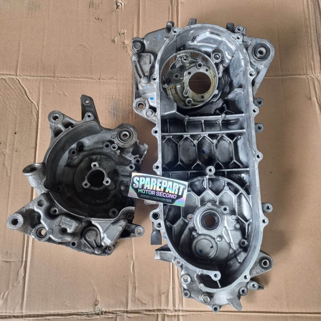 Crankcase blok block kalter krengkes kanan kiri nomer mesin new beat deluxe fi led esp genio scoopy 