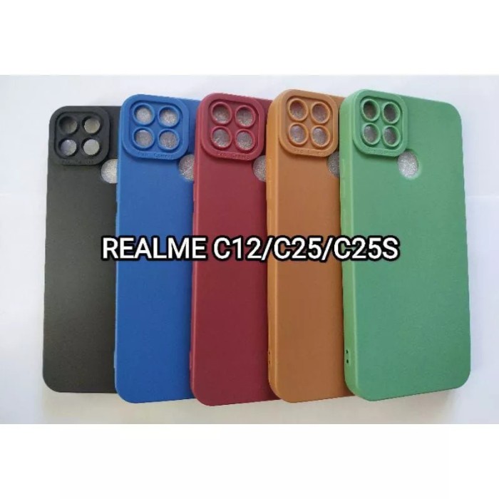 Soft Case Realme C25 / C25S / C12 Softcase  Silikon  Casing