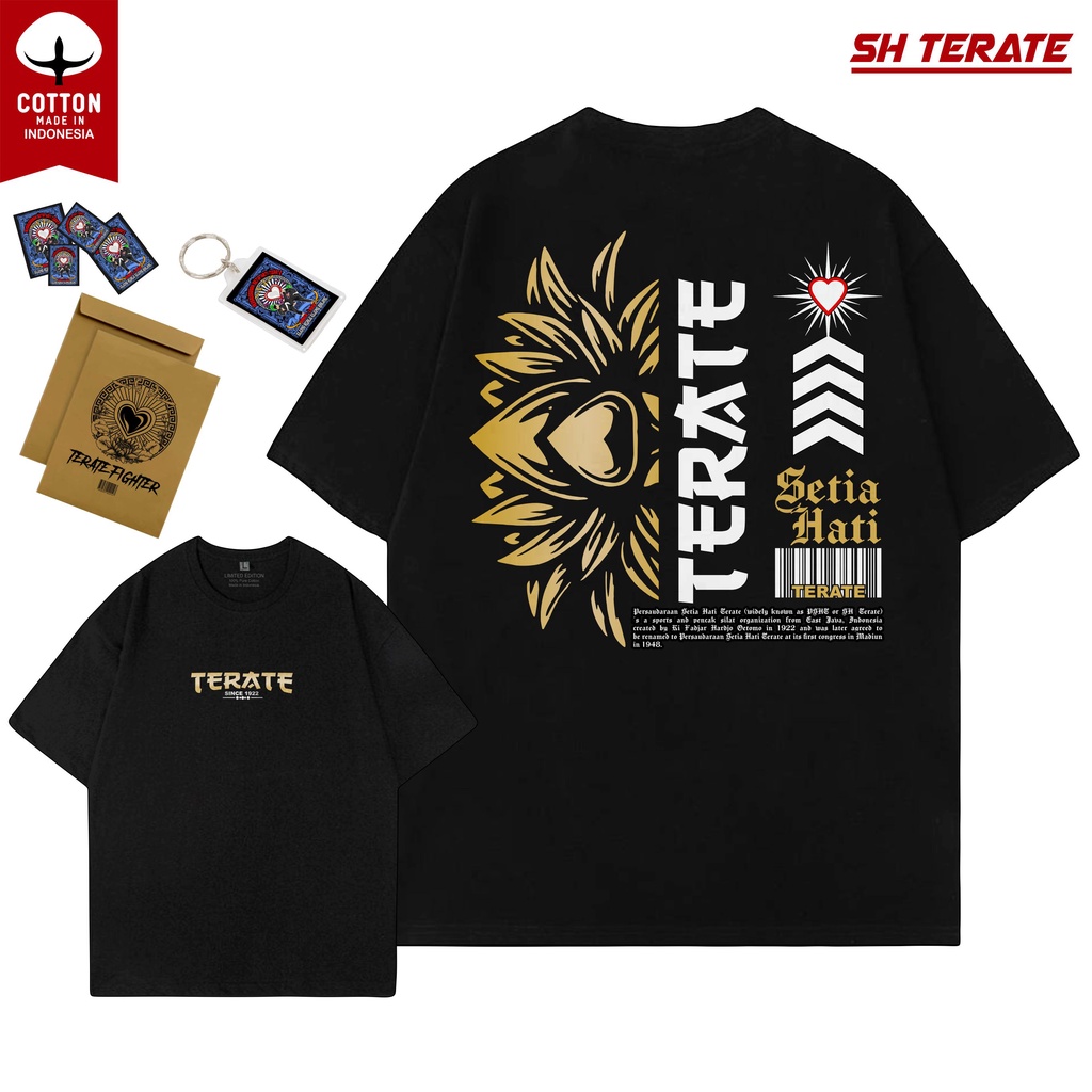 Kaos SH Terate Kaos Raja Tega Terjal Setia Hati Terate PunkSHter