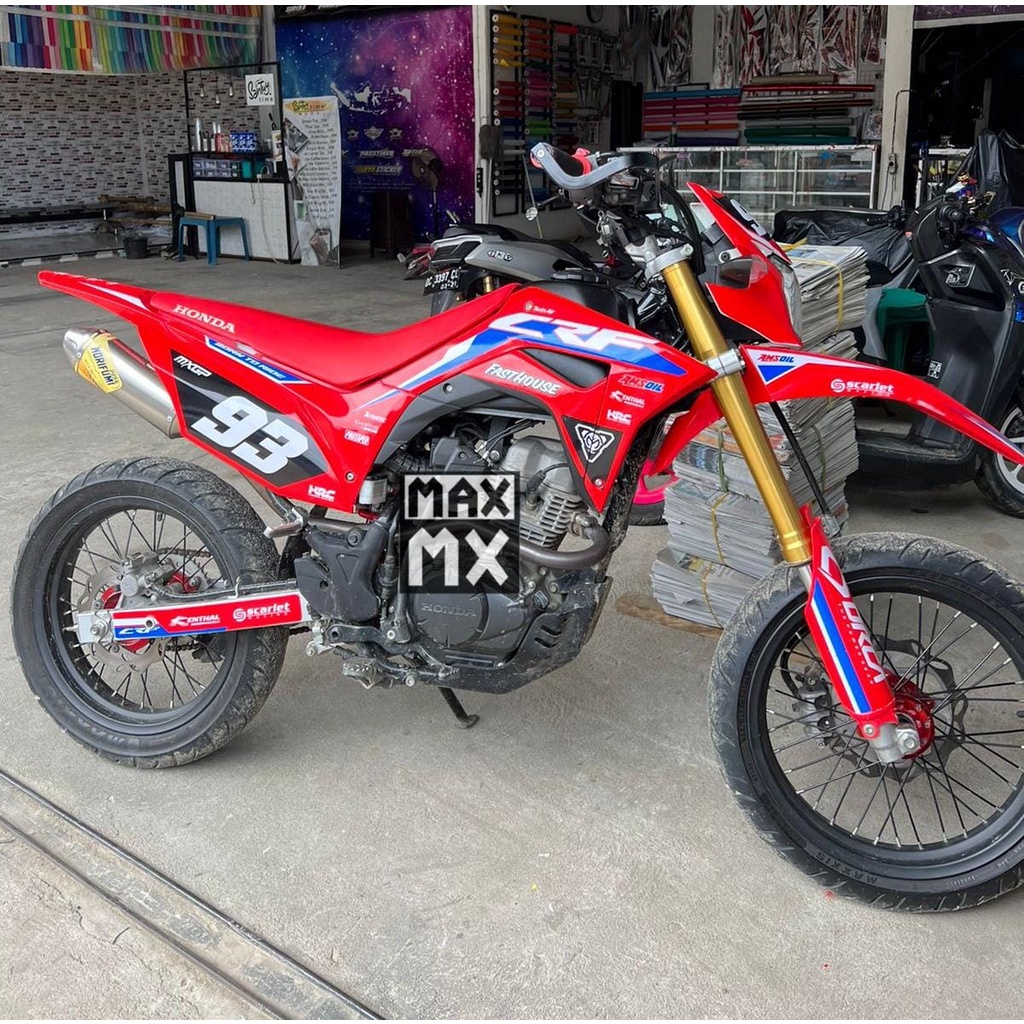 DECAL CRF 150L MERAH CRF