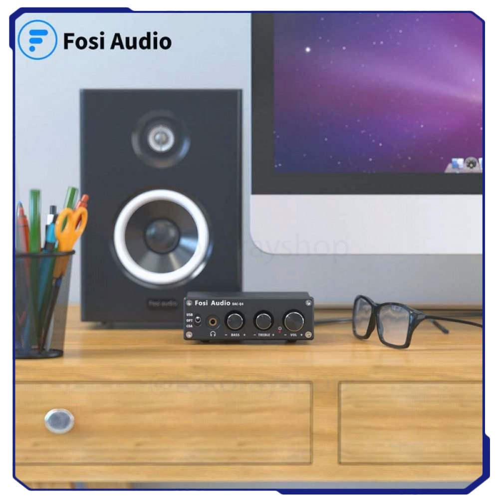USB Amplifier HiFi Stereo Gaming DAC & Headphone - DAC-Q4