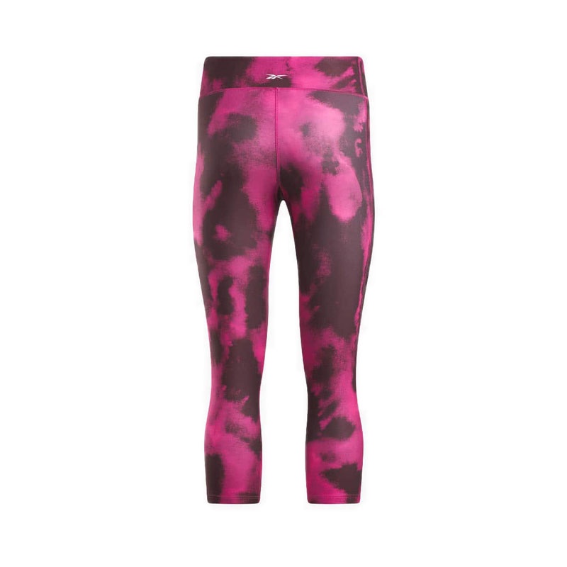 Reebok ID Train Allover Print Capri Women's Leggings - Classic Maroon F23