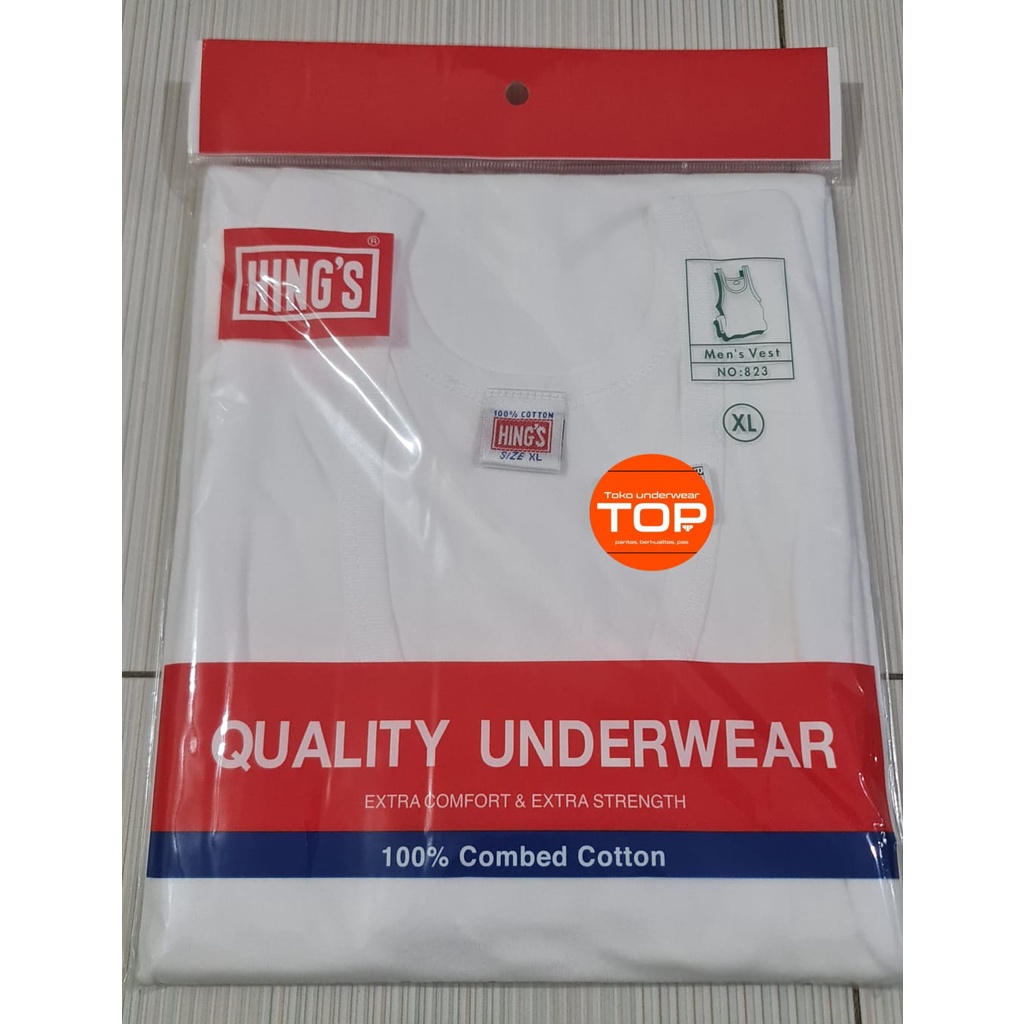 Hings singlet 823 Underwear kaos dalam pria bahan adem dan super nyaman