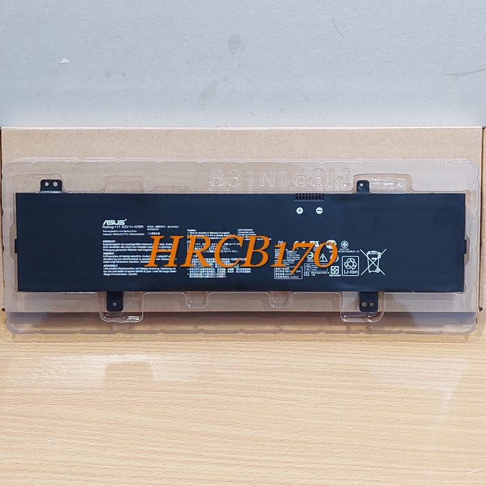 Baterai Asus VivoBook 15 X505 X505Z X505B - B31N1631 3ICP5/57/81 42Wh -HRCB