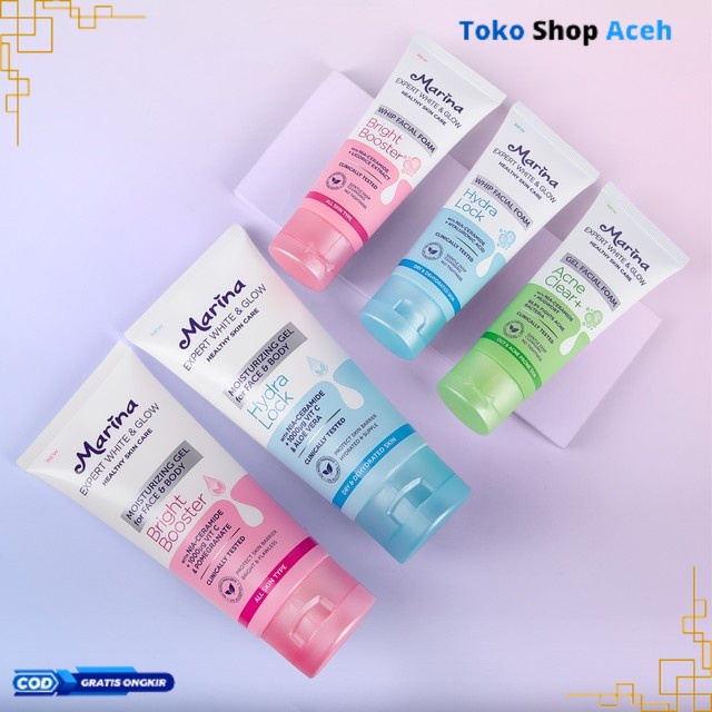 {S.A} Cream Wajah  MARINA | Marina Expert White & Glow Soothing Face Cream – 20ml