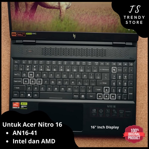 Keyboard Protector Cover Acer Nitro 16 AN16 41 Intel AMD Ryzen
