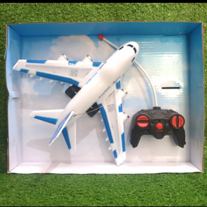 mainan pesawat airbus remot mainan remot anak