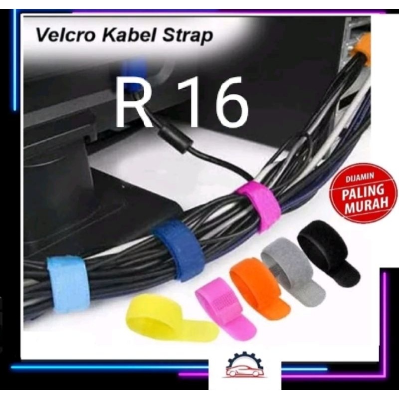 Velcro Kabel Strap Penjepit Kabel Organizer Velcro Strap Binder Cable
