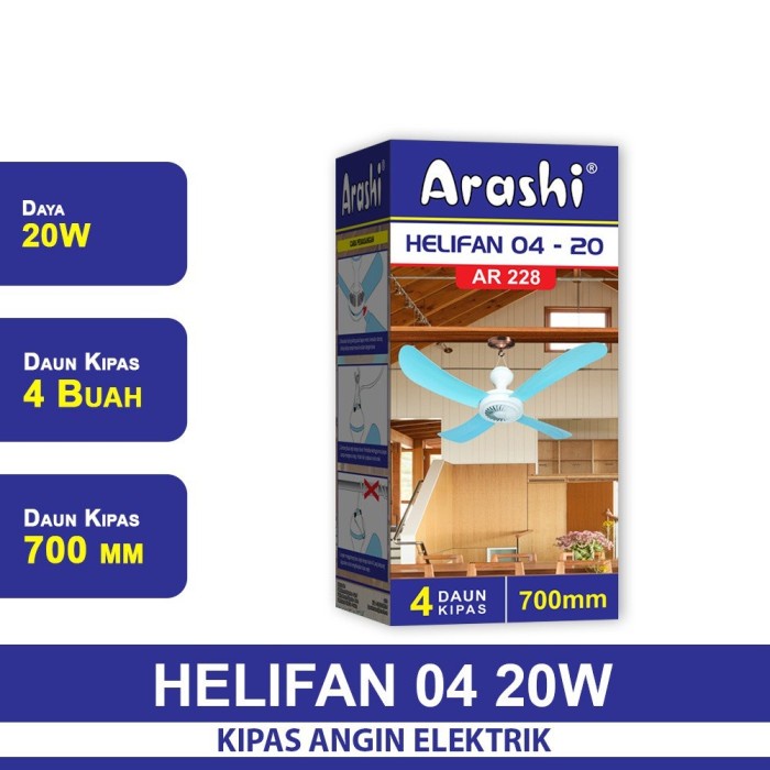 FM - Kipas Angin Helifan BHF04 20 - TERDAPAT 4PCS BALING