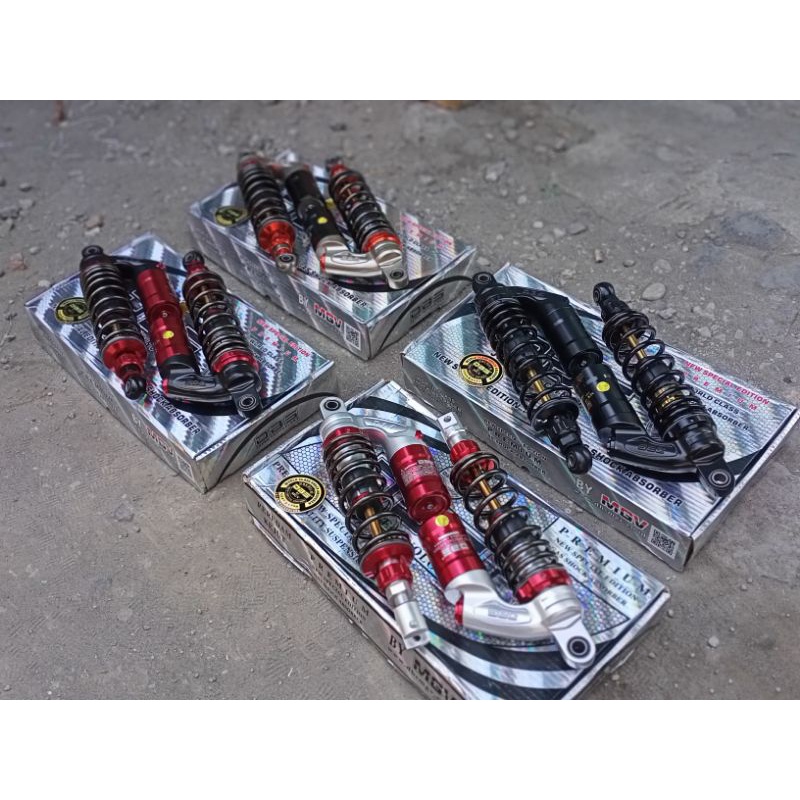 SHOCK BREAKER/SKOK BELAKANG  DBS HITAM AS GOLD TABUNG ATAS UKURAN 280/320/340 DBS MURAH PROMO/TERMUR