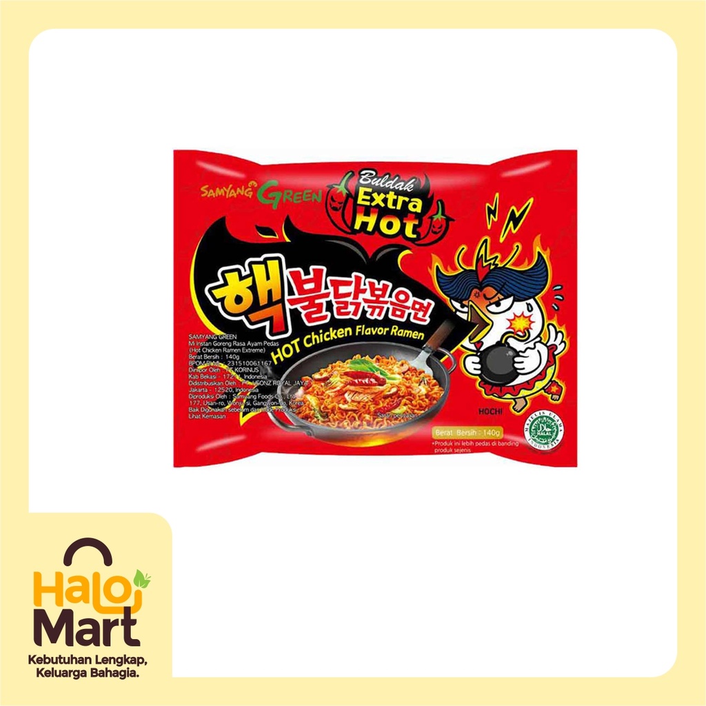 

Samyang Hot Chicken Ramen Original Mie Instan [140 g]