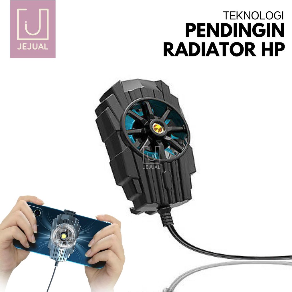 COOLING FAN PAD Pendingin/Kipas HP/Mesin/Radiator/Handphone/Smartphone Android/Iphone Anti Panas Gam